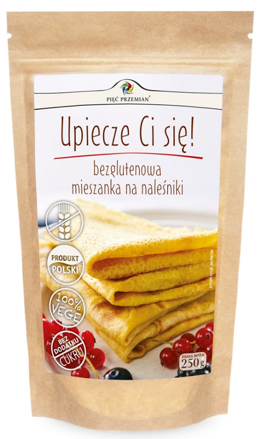 Mieszanka Na Naleśniki Bez Dodatku Cukrów Bezglutenowa (2 szt x 250 g)