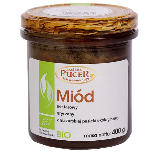 Miód Gryczany BIO 400 g