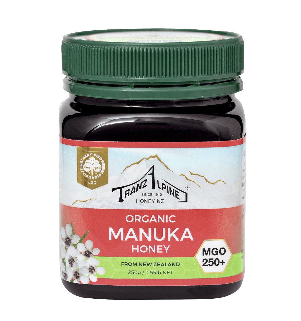 Miód Manuka Mgo 250+ BIO 250 g