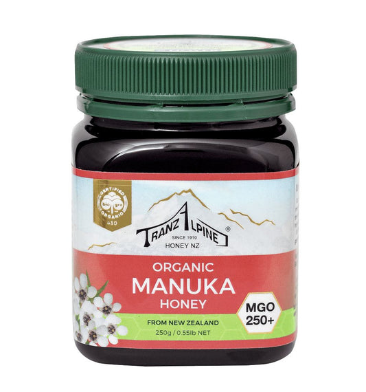 Miód Manuka Mgo 250+ BIO 250 g