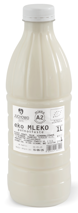 Mleko A2 Świeże 3,5 % BIO 1 l