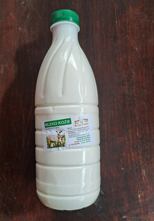 Mleko kozie niepasteryzowane (1 l)