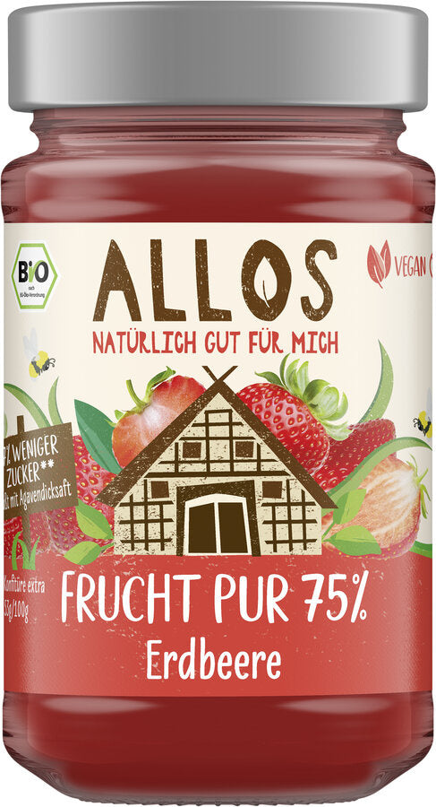 Mus Truskawkowy (75 % Owoców) BIO (2 szt x 250 g)