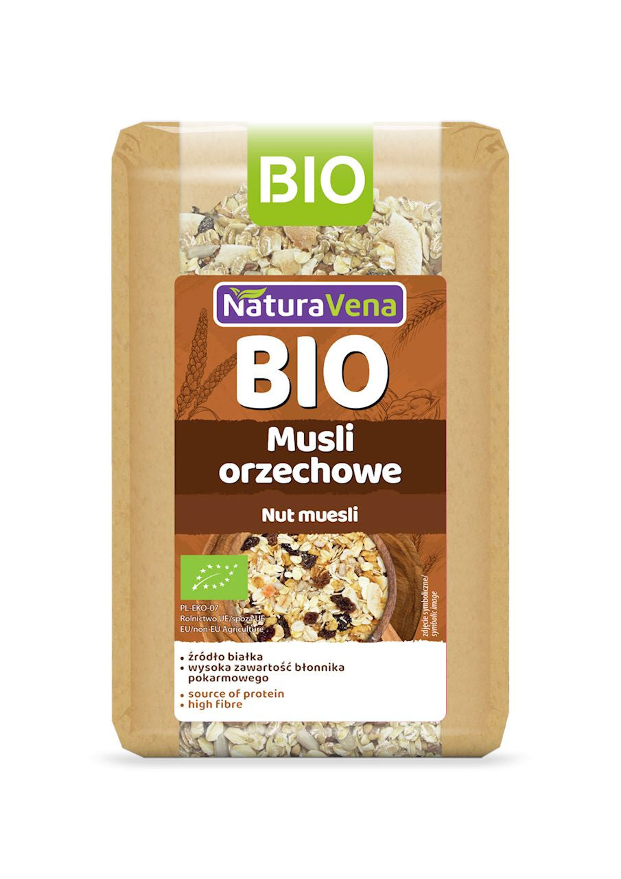 Musli Orzechowe BIO (6 szt x 300 g)