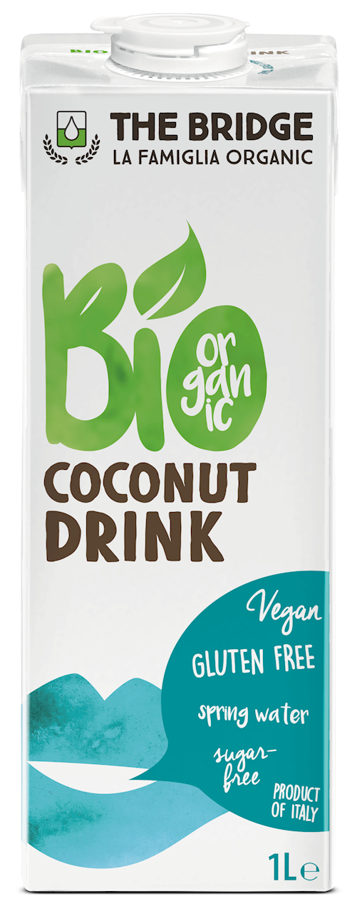 Napój Kokosowy Bez Dodatku Cukrów Bezglutenowy BIO (3 szt x 1 l)