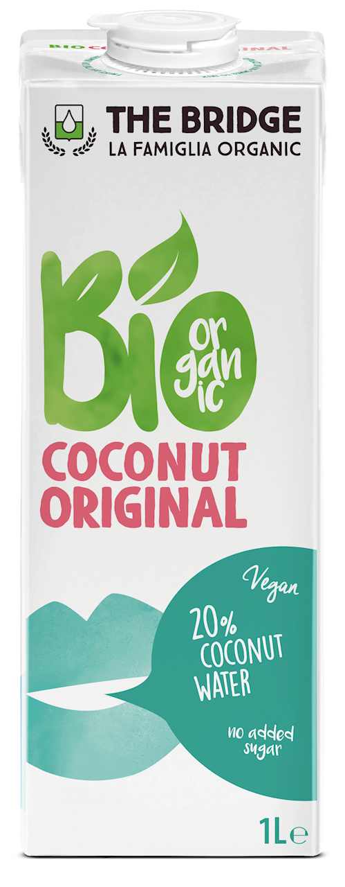 Napój Kokosowy Original Bez Dodatku Cukrów Bezglutenowy BIO (2 szt x 1 l)