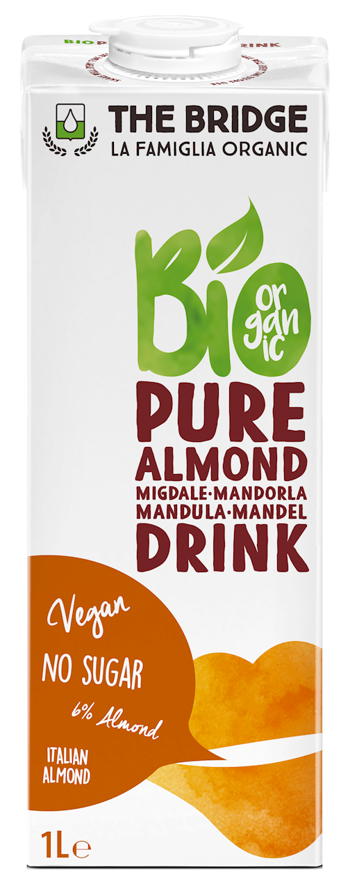 Napój Migdałowy 6 % Bez Cukru Bezglutenowy BIO (2 szt x 1 l)