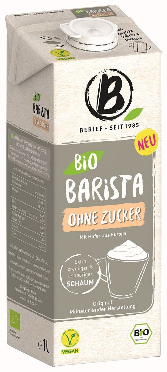 Napój Owsiany Barista Bez Cukru BIO (3 szt x 1 l)
