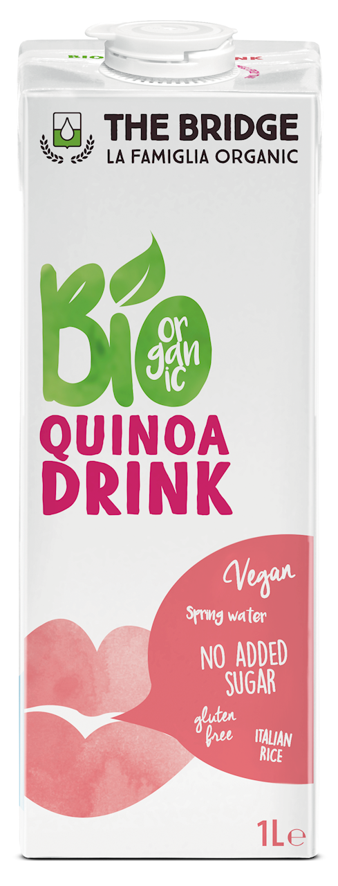 Napój Quinoa z Ryżem Bez Dodatku Cukrów Bezglutenowy BIO (2 szt x 1 l)