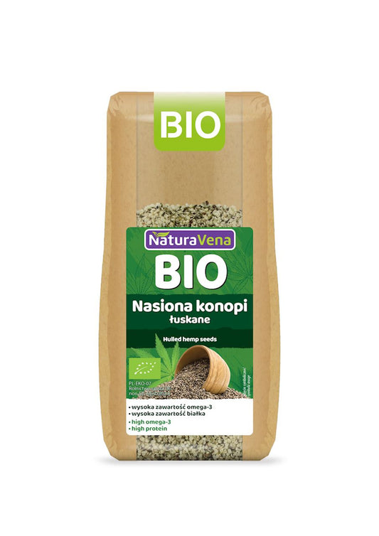 Nasiona Konopi Łuskane BIO (4 szt x 200 g)