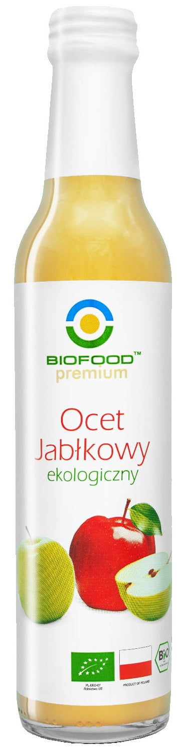 Ocet Jabłkowy 5 % Niefiltrowany BIO (3 szt x 250 ml)