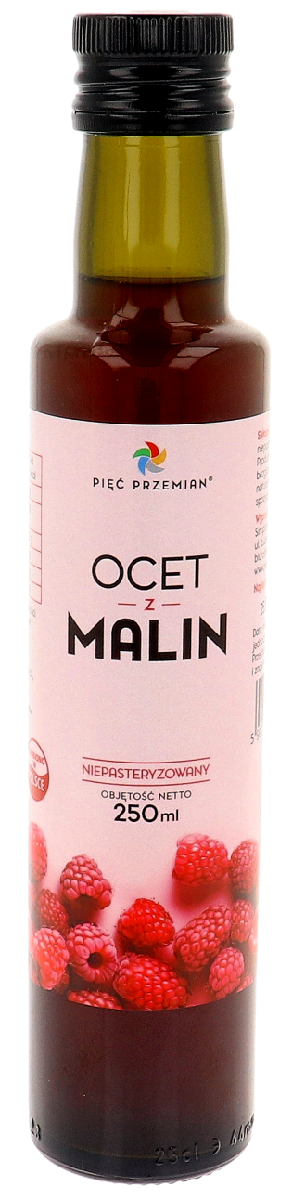 Ocet Malinowy Bezglutenowy 250 ml