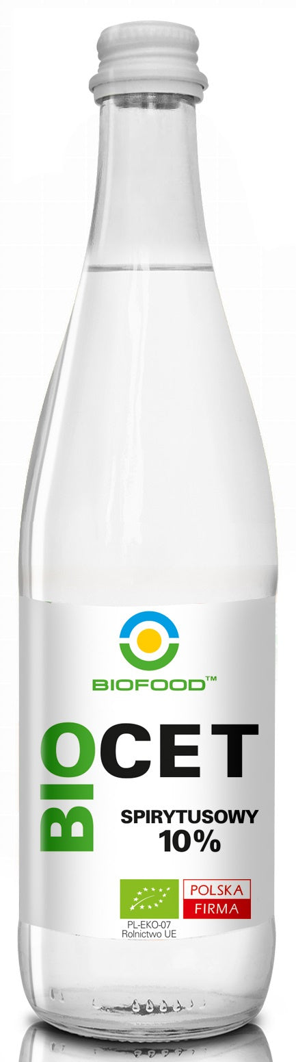 Ocet Spirytusowy 10 % Bezglutenowy BIO (3 szt x 500 ml)