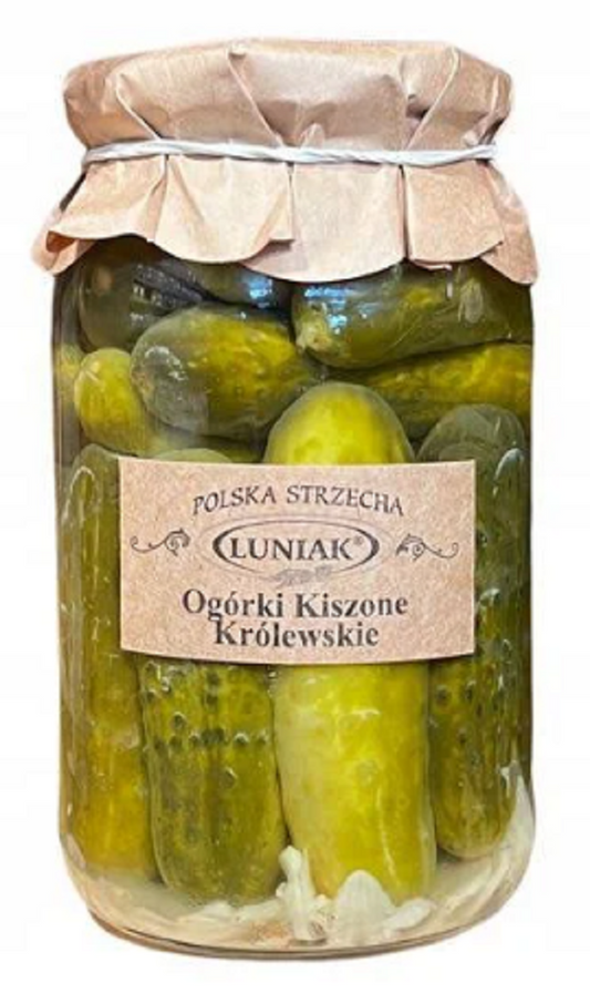 Ogórki Kiszone Królewskie 710 g () (3 szt x 410 g)