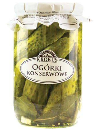 Ogórki Konserwowe 650 g () (2 szt x 320 g)