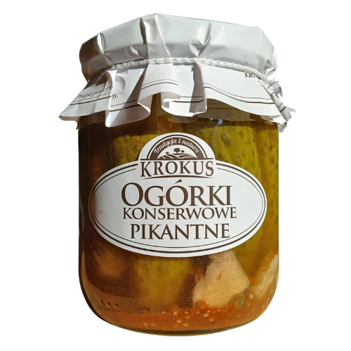 Ogórki Konserwowe Pikantne 500 g () (3 szt x 250 g)