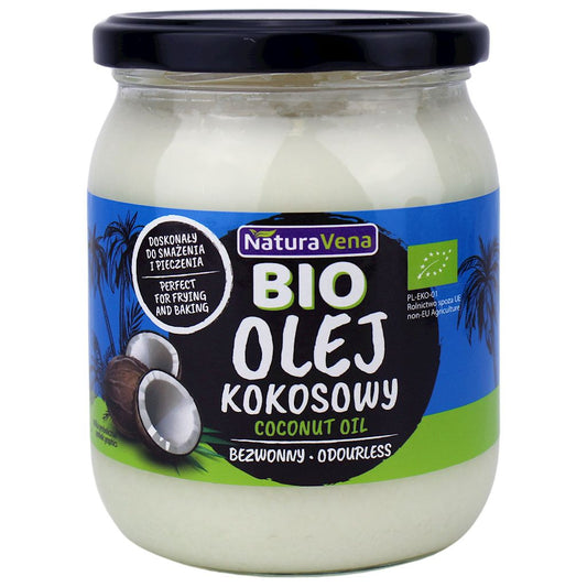 Olej Kokosowy Bezwonny BIO (3 szt x 465 ml)
