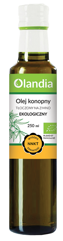 Olej Konopny Tłoczony Na Zimno BIO 250 ml