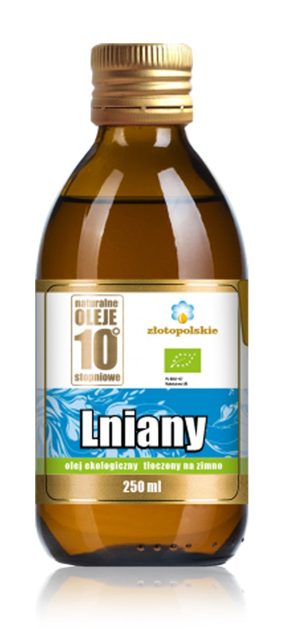 Olej Lniany Tłoczony Na Zimno BIO (2 szt x 250 ml)