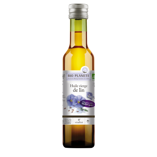 Olej Lniany Tłoczony Na Zimno BIO 250 ml