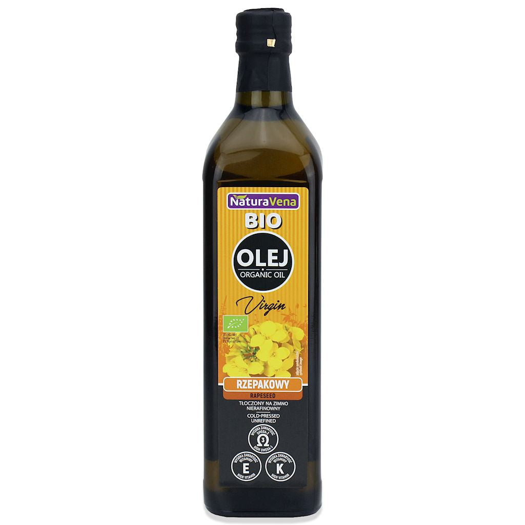 Olej Rzepakowy Tłoczony Na Zimno Omega-3 BIO (3 szt x 750 ml)