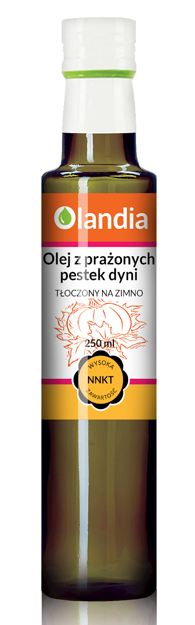 Olej z Prażonych Pestek Dyni Tłoczony Na Zimno 250 ml