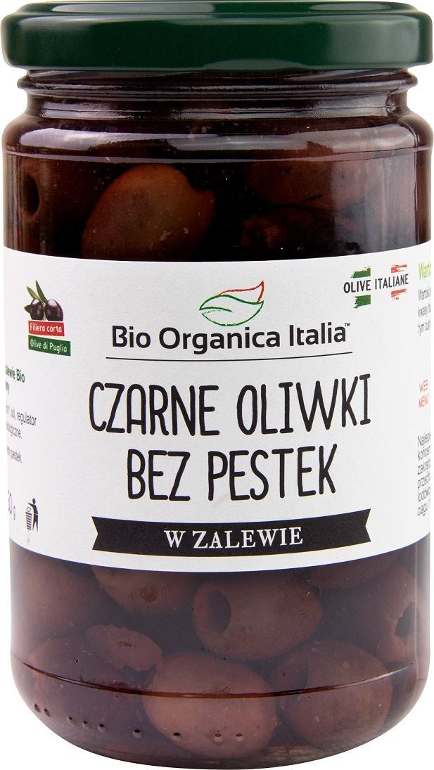 Oliwki Czarne Bez Pestek w Zalewie BIO 280 g () (Słoik) (2 szt x 160 g)