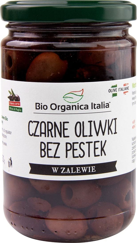 Oliwki Czarne Bez Pestek w Zalewie BIO 280 g () (Słoik) (2 szt x 160 g)