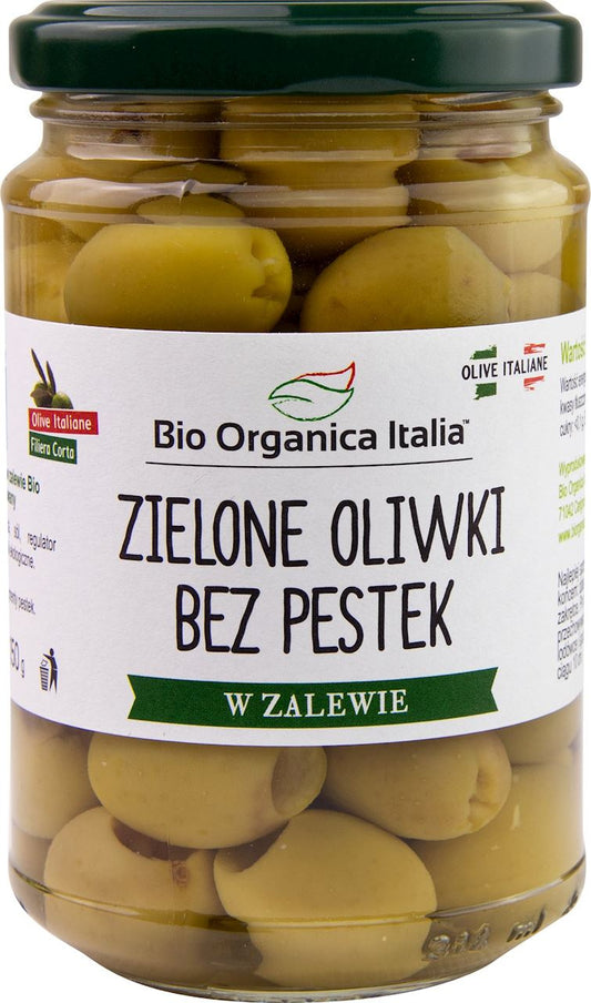 Oliwki Zielone Bez Pestek w Zalewie BIO 280 g () (Słoik) (2 szt x 150 g)