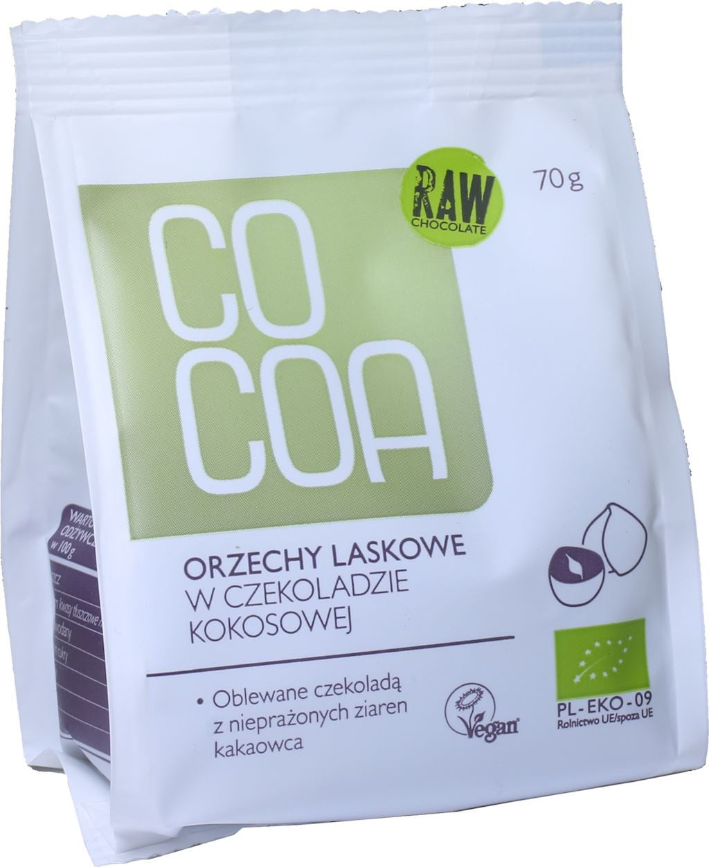 Orzechy Laskowe w Czekoladzie Kokosowej BIO (2 szt x 70 g)