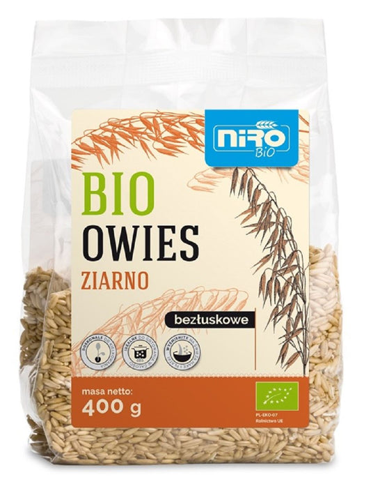Owies Ziarno Bezłuskowe BIO (3 szt x 400 g)