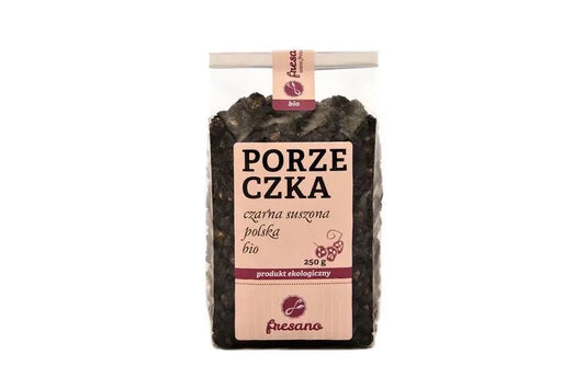 PORZECZKA CZARNA SUSZONA POLSKA BIO (250 g)