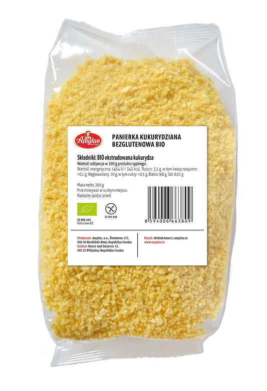 Panierka Kukurydziana Bezglutenowa BIO (3 szt x 200 g)