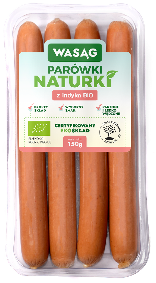 Parówki z Indyka BIO 150 g
