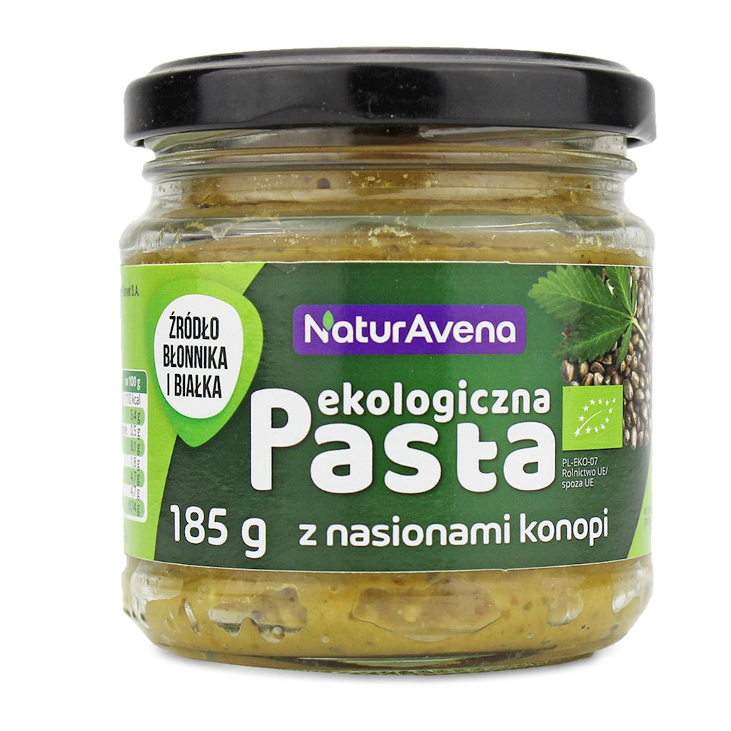 Pasta z Ciecierzycy i Szpinaku z Nasionami Konopi BIO 185 g