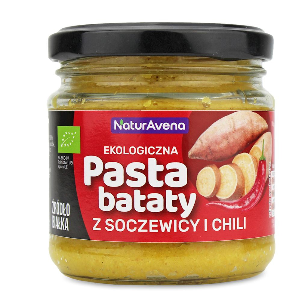 Pasta z Soczewicy i Batatów z Chili BIO (6 szt x 185 g)