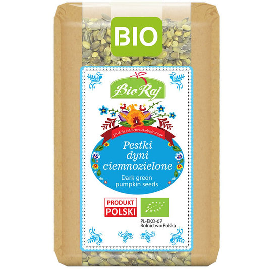 Pestki Dyni Ciemnozielone BIO (Polska) (2 szt x 300 g)