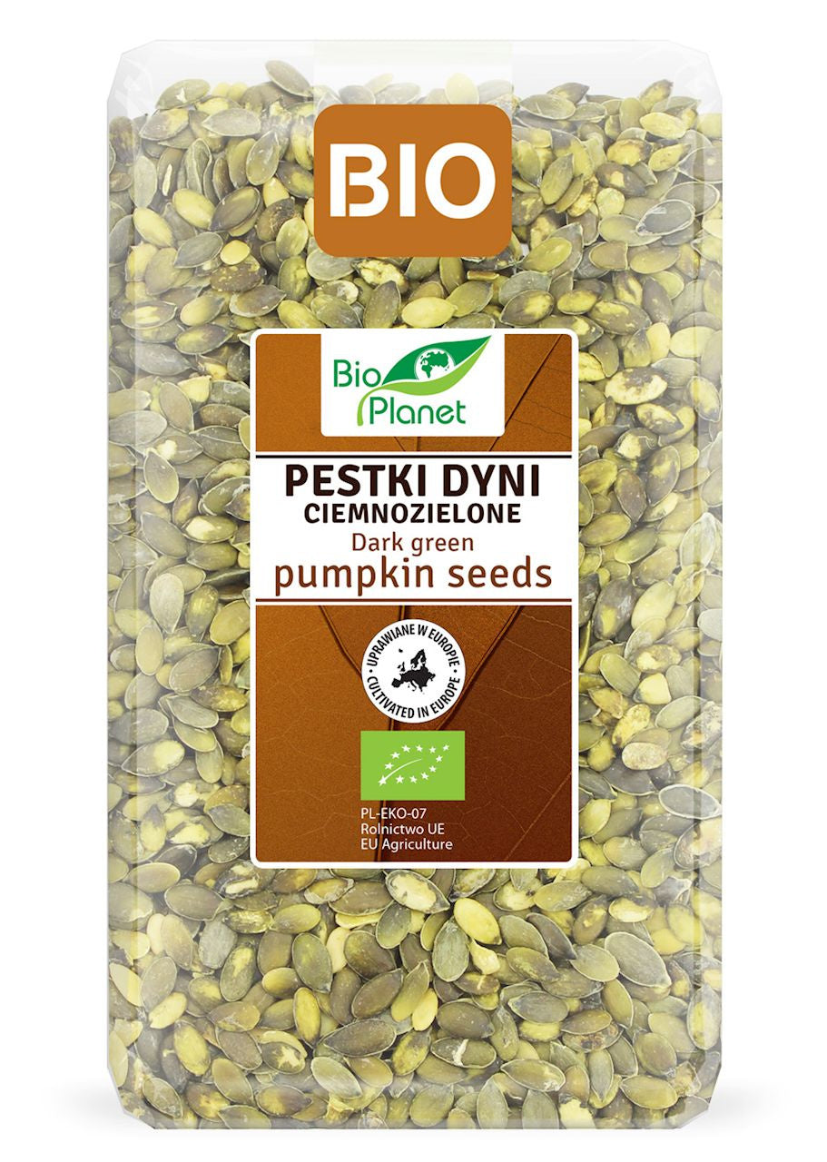 Pestki Dyni Ciemnozielone (Uprawiane w Europie) BIO 1 kg