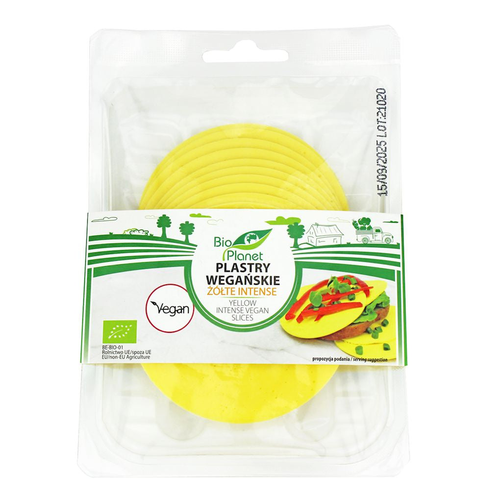 Plastry Wegańskie Żółte Intense BIO (2 szt x 160 g)