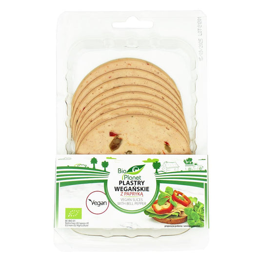 Plastry Wegańskie z Papryką BIO (2 szt x 100 g)