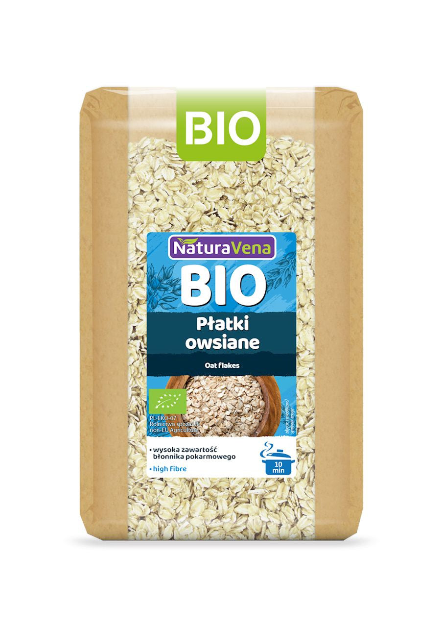 Płatki Owsiane BIO (5 szt x 600 g)