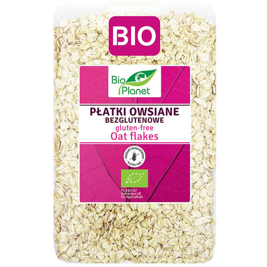 Płatki Owsiane Bezglutenowe BIO (2 szt x 1 kg)