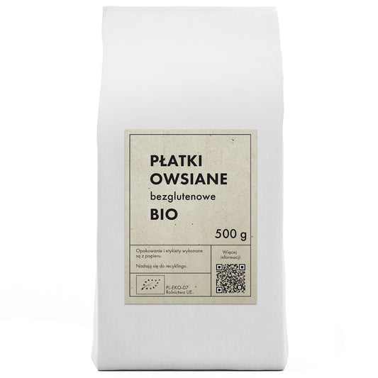 Płatki Owsiane Bezglutenowe BIO (3 szt x 500 g)