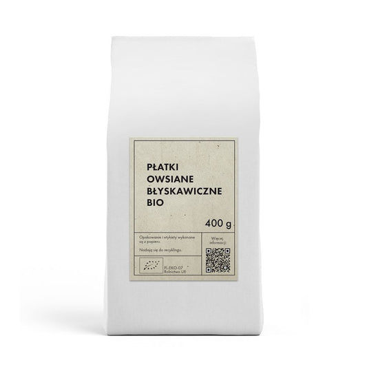 Płatki Owsiane Błyskawiczne BIO (4 szt x 400 g)