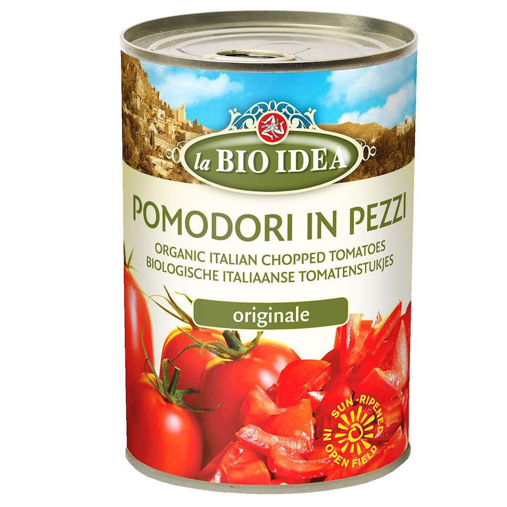 Pomidory Krojone Bez Skóry BIO  (240 g) (4 szt x 400 g)