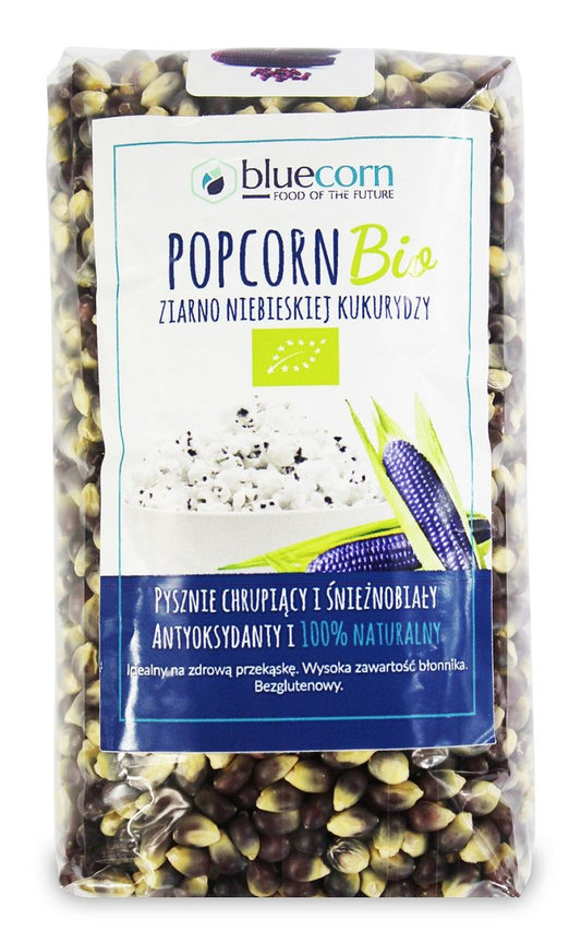 Popcorn (Ziarno Kukurydzy Niebieskiej) Bezglutenowe BIO (3 szt x 350 g)