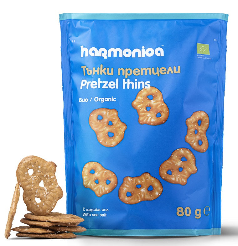 Precelki Cienkie z Solą Morską BIO (4 szt x 80 g)