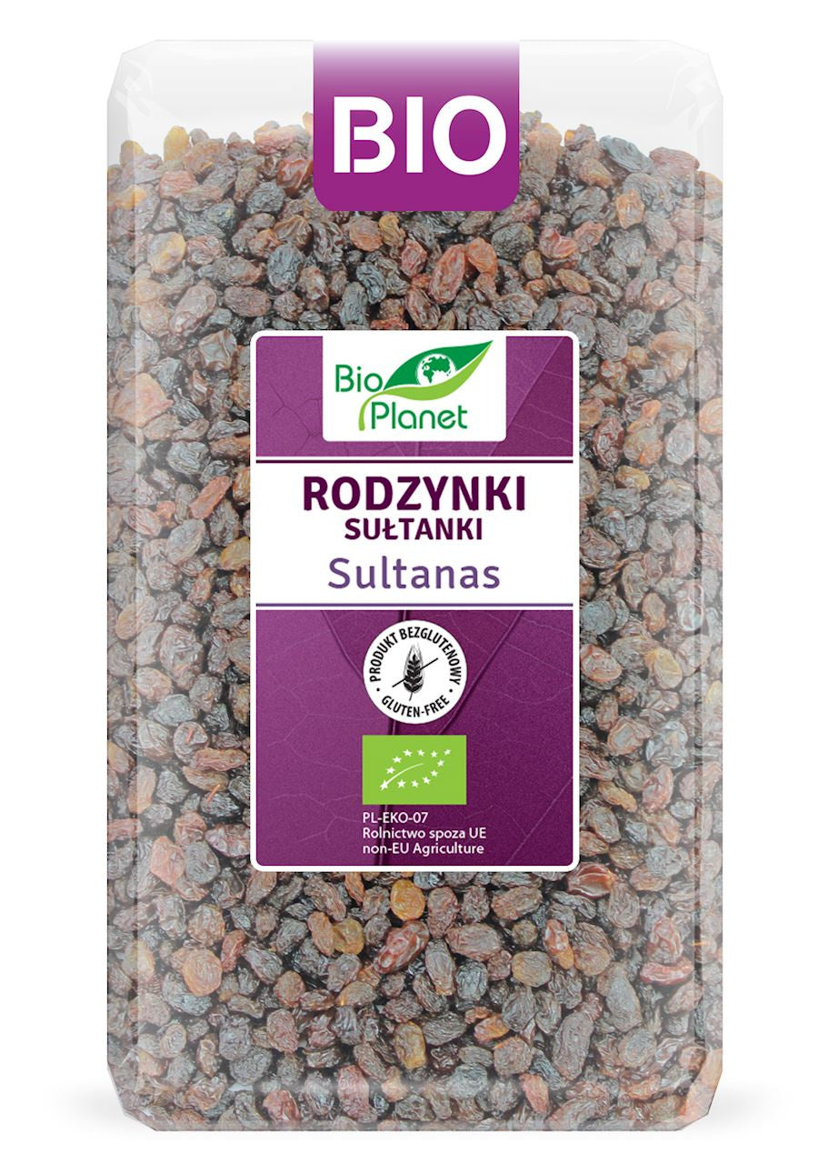 Rodzynki Sułtanki Bezglutenowe BIO 1 kg