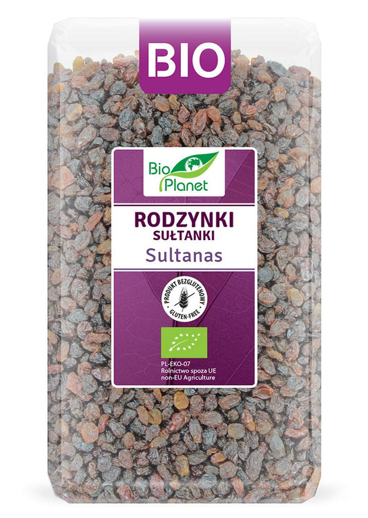 Rodzynki Sułtanki Bezglutenowe BIO 1 kg