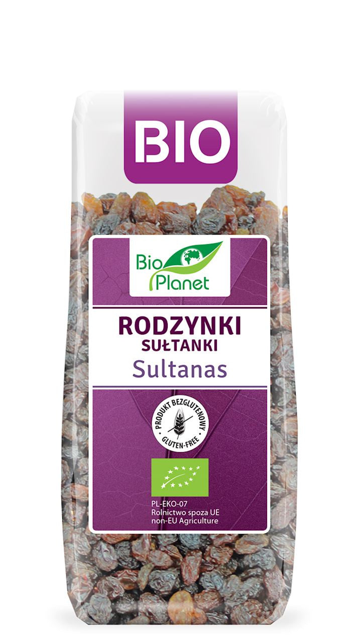Rodzynki Sułtanki Bezglutenowe BIO (3 szt x 200 g)